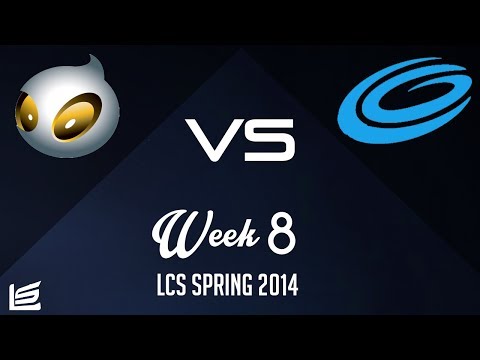 NA LCS 2014 Spring W8D1: Team Coast vs Dignitas Highlights