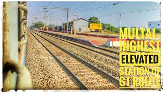 preview picture of video '19713 Jaipur - Secunderabad Express skipping Multai (highest elevated station of GT route)'