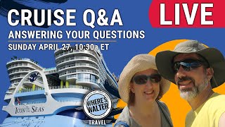 LIVE: Sunday Cruise Chat | Apr 27, Cruise News, Tips & Q&A #Cruise