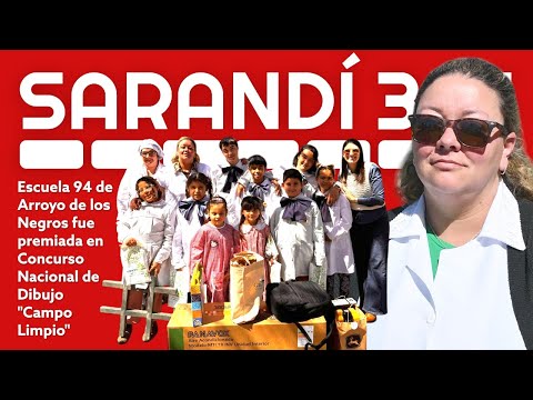Escuela 94 de Arroyo de los Negros fue premiada en Concurso Nacional de Dibujo "Campo Limpio"