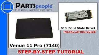Dell Venue 11 Pro (7140) M.2 SSD (Solid State Drive) How-To Video Tutorial