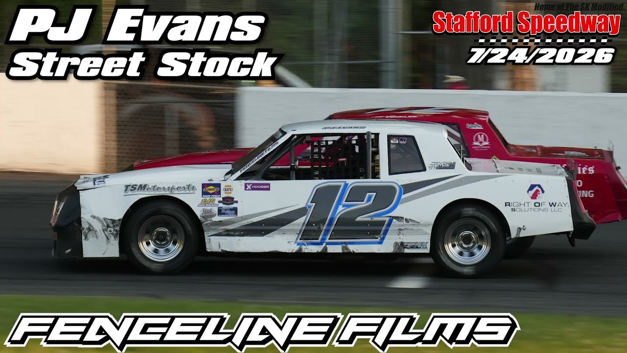 PJ Evans Street Stock at Stafford Speedway