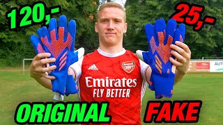 FAKE vs ORIGINAL adidas TORWARTHANDSCHUHE! Was sind die Unterschiede?! adidas Pr