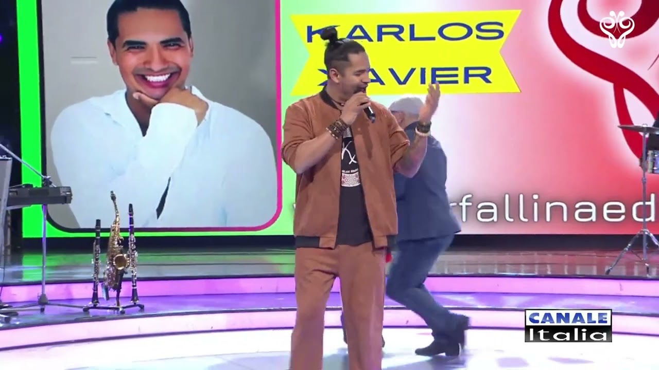 Karlos Xavier feat Jubimm & Simona - QUEDATE (bachata) Canale Italia SPECIALE FARFALLINA in TV