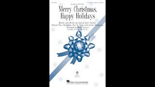 Merry Christmas, Happy Holidays (SATB Choir) - Arranged by Roger Emerson