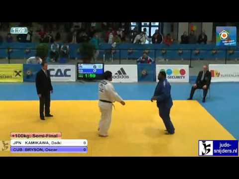 Daiki Kamikawa (JPN) - Oscar Bryson (CUB) [+100kg] semi-final