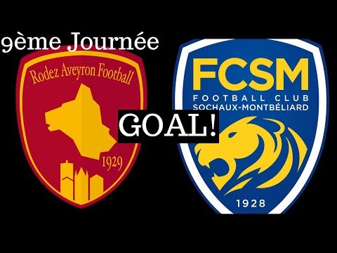 Rodez AF - Sochaux [0-2] (Goal 63') by Sofiane Daham