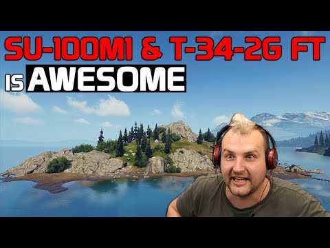 SU-100M1 and T-34-2G FT is AWESOME | World of Tanks