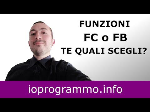 Come e perchè utilizzare una funzione FC o FB - Strongoli Alessandro