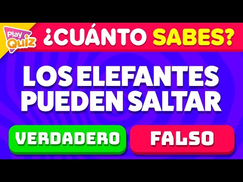Adivina si es VERDADERO o FALSO ✅🤔❌ Trivia de Preguntas  - Play Quiz de Cultura General