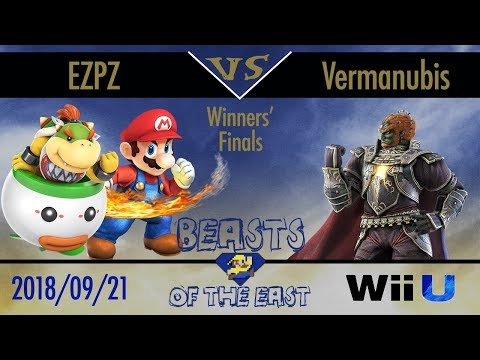 BotE 20.5 Vermanubis (Ganondorf) vs EZPZ (Mario, Bowser Jr.) Winner's Finals - smash 4