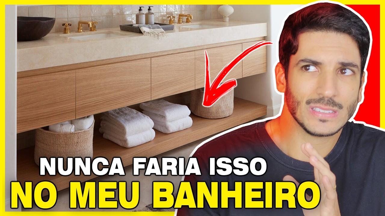 5 COISAS QUE EU AMO OU DETESTO EM BANHEIRO
