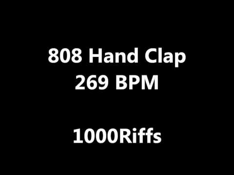808 Hand Clap : 269 BPM - Beats Per Minute