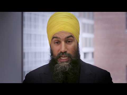 Jagmeet Singh greets MoveUP Convention 2018