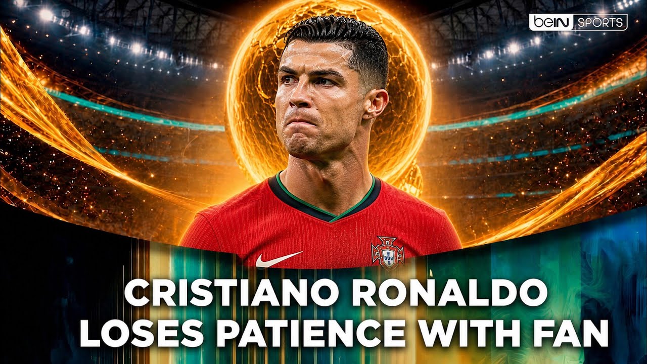 Cristiano Ronaldo loses patience