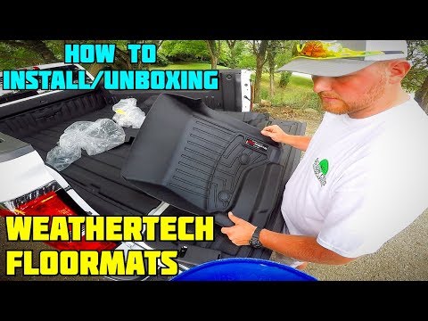 WeatherTech Floor Mats 2018 Chevy Silverado 2500HD~Unboxing~How to Install