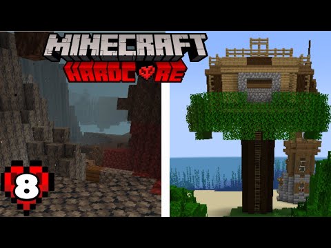 INSANE Nether Adventure & EPIC TreeHouse Build! | Minecraft Hardcore Let's Play