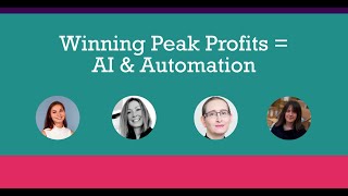Winning Peak Profits = AI & Automation | an eCommerce Explored Panel | eCommerce Tech