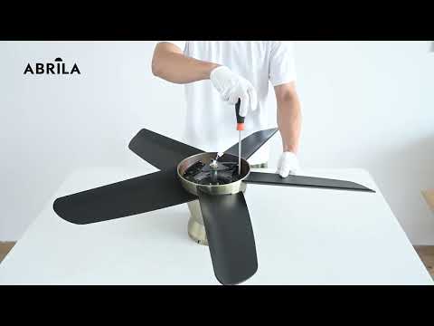 Vídeo de Neutron Ventilador de Techo LED DC Plata Fabrilamp / Abrila