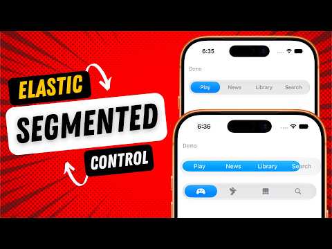 Elastic Custom Segmented Control - SwiftUI - Xcode 27 thumbnail