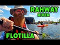 🛶 21Paddlers, Cargo Ships ,🚢, JetSkis and Tugboats 6 miles down the Rahway River to the Arthur Kill!