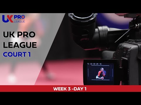 UK Pro League Live Stream - Court 1