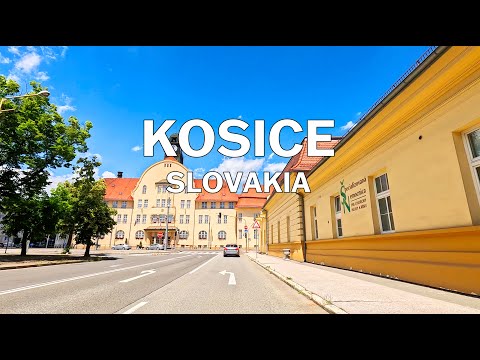 Kosice, Slovakia - Driving Tour 4K