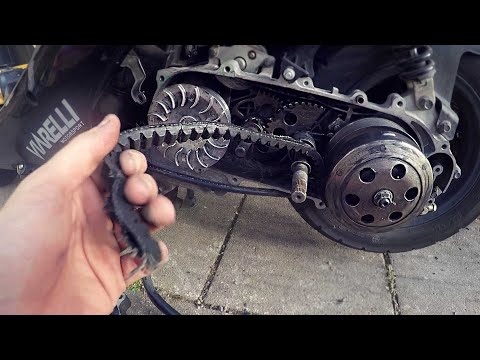 Change your Scooter Drive Belt in 2 Minutes!