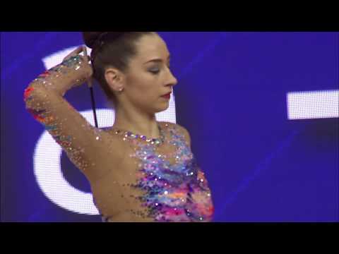 Katsiaryna Halkina - Ribbon Final - WC Pesaro 2018