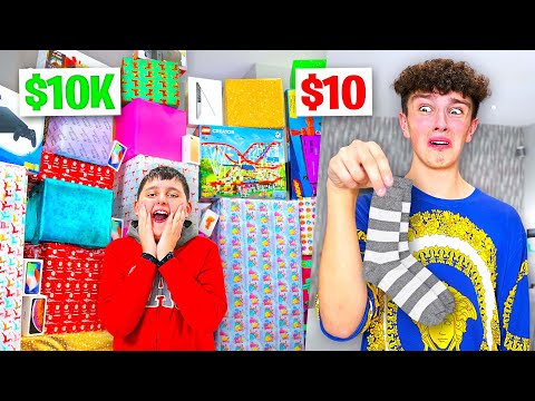 $10 VS $10,000 GIFT SWAP - Challenge