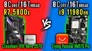 Ryzen 7 5800x vs i9 11980hk Test in Total War Three Kingdoms _ i9 11980hk vs R7 5800x