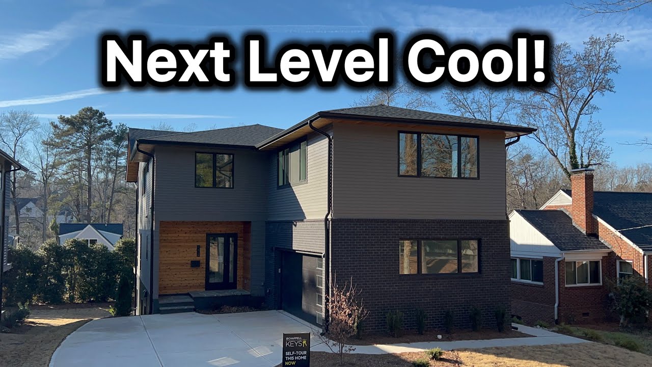 This Ultra-Modern Home with Elevator & Basement - Is Next-Level Cool!