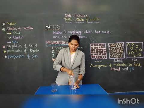states of matter for class 6th