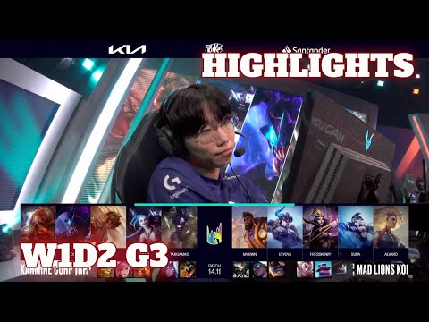 KC vs MDK - Highlights | Week 1 Day 2 LEC Summer 2024 | Karmine Corp vs Mad Lions KOI W1D2