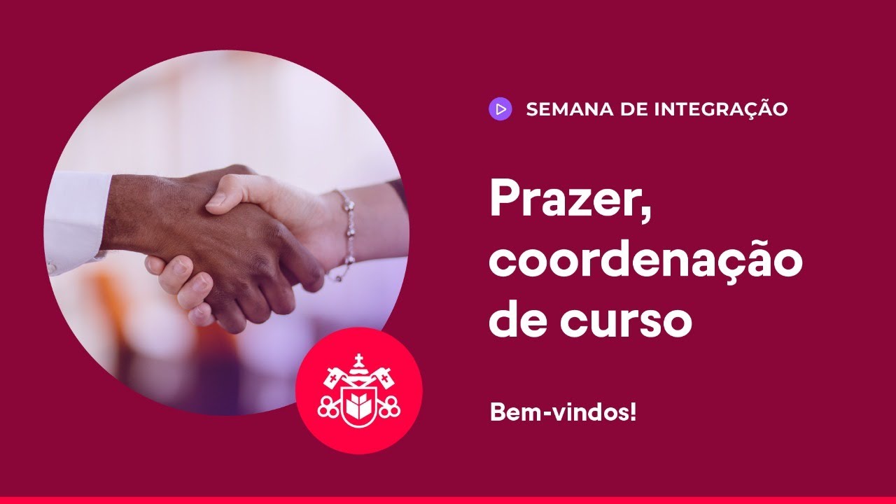 Prazer, Coordenação de Curso!