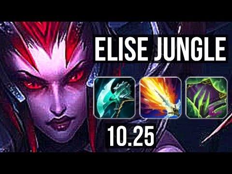 ELISE vs OLAF (JUNGLE) | 69% winrate, 10/2/8, Legendary | KR Master | v10.25