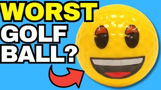 Cutting Open EMOJI GOLF BALL! What’s Inside