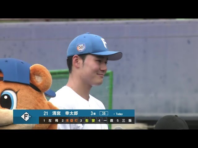 【ファーム】 ファイターズ・清宮幸太郎選手 ヒーローインタビュー 5月19日 北海道日本ハムファイターズ 対 東京ヤクルトスワローズ