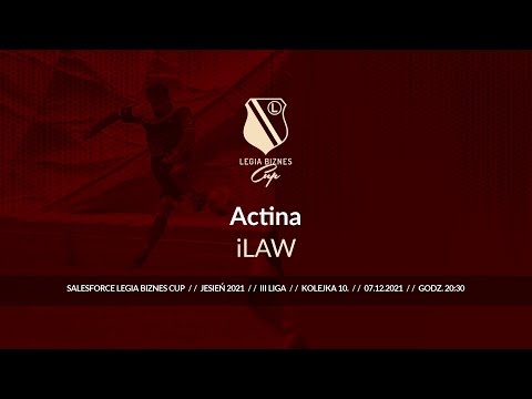 Skrót spotkania Actina - iLAW ( Legia Biznes Cup Jesień 2021 )