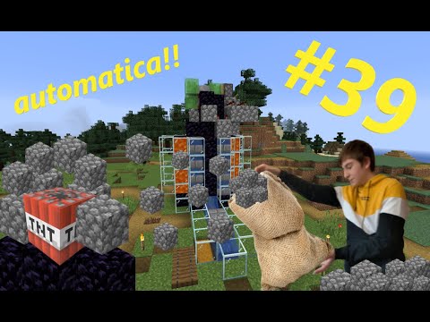 #39 - FARM DI COBLESTONE AUTOMATICA E COMPATTA CON DUPLICATORE DI TNT - MINECRAFT ITA