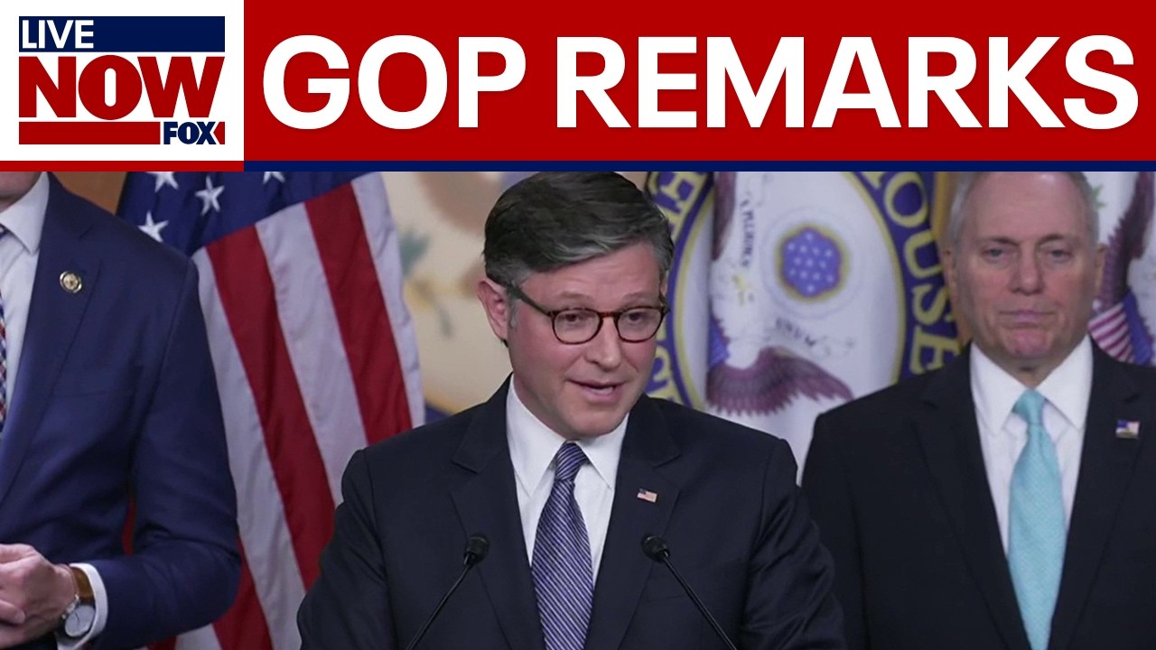 Mike Johnson, House GOP leaders hold press conference
