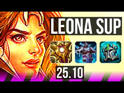 LEONA & Lux vs NAUTILUS & Swain (SUP) | Comeback | EUW Grandmaster | 25.10