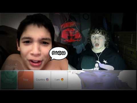 going on omegle because I'm gay