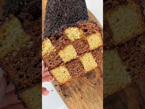 Καρό Cake 🤤 #viral #cake #recipe #chocolate #vanilla