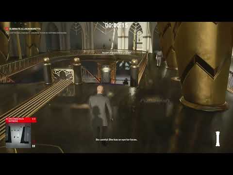HITMAN 3 - The Tregetours Level 2 in 23 sec Any% Speedrun | Elusive Target Arcade | Allison Moretta