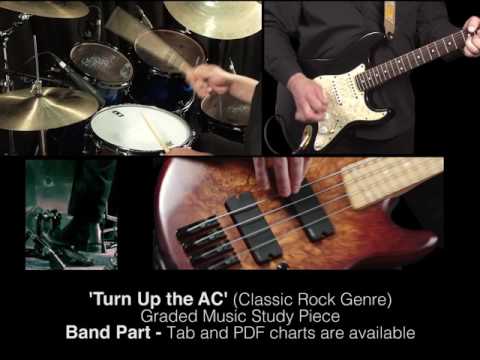 'Turn Up the AC' - Graded Study Piece - Full Band - Genre: Classic Rock