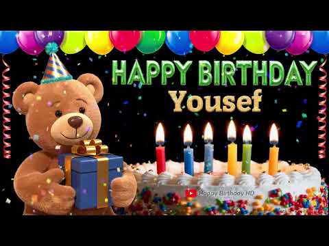 Yousef Happy birthday To You - Happy Birthday song name Yousef 🎁 🎂