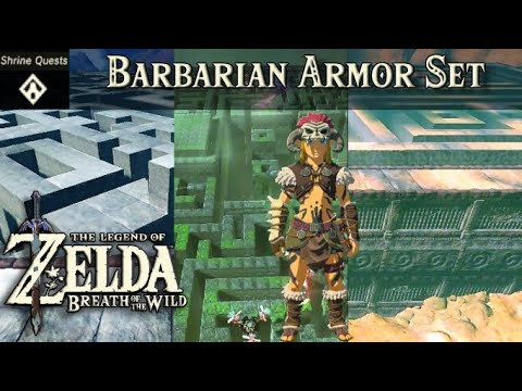 How To Get All 3 Pieces of the Barbarian Armor Set | The Legend of Zelda, BOTW Tutorial