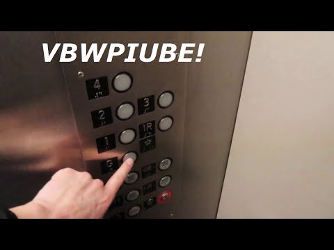 Unknown brand hydraulic elevator at Gilmore hall, UI, Iowa City IA