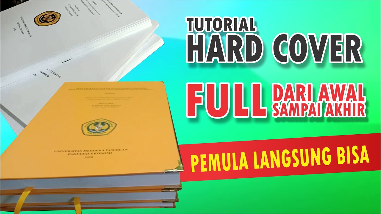 Full hardcover binding tutorial from start to finish